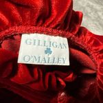 Gilligan & O'Malley Red Velvet House Coat Size undefined Photo 2