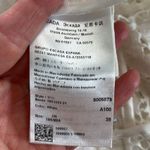 Escada Novelty Weave Cotton Tropical Weight Jacket White Abstract Size 38 8 Photo 4