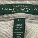Ralph Lauren Lauren Straight Leg Jeans Gray Size 12 Photo 2