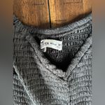 Hollister  Black Smocked Dress with shorts/romper underneath size medium Photo 2