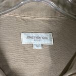 Jones New York Vtg Sport Womens L Beige Long Sleeve Full Zip Shacket Jacket Photo 1