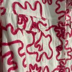 Life Style Vintage Pink and White Abstract Patterned Cotton Blazer Jacker Size XL Photo 2