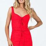 Princess Polly  flowerfields corset top red Photo 0