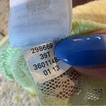 Victoria's Secret Victoria’s Secret 2013 V-Neck T-Shirt. Size: Medium. Neon Yellow. Photo 7