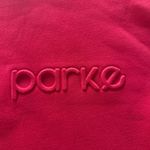 Parke Valentine’s Day Red Embossed Mockneck Sweatshirt NWT Size undefined Photo 3