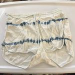 Cloth & Stone Blue & White Tie Dye Shorts Photo 0