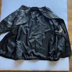Vintage Casserly Lambskin Leather Jacket Women's S Black High Collar Soft 90's Photo 2