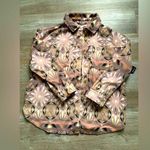 O'Neill O’Neill Super Fleece Flannel Pattern Floral Multi Color Pink Purple Soft Size M Photo 0