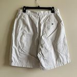 L.L.Bean WHITE SHORTS FLAT FRONT WOMENS PLUS SIZE 14 ATHLETIC POCKETS Photo 2