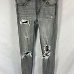 American Eagle  Ne(x)t Level Stretch Jegging - Distressed Grey Size 00R Photo 0
