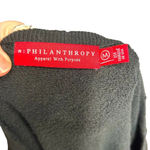 n:philanthropy  Olympia Distressed Sweatshirt in Black Cat Size‎ Medium Photo 9