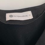 Impeccable Pig Cowl Neck Black Bodysuit Photo 3