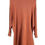 Free People  Sweater Orange FP Beach Dolman Lightweight Tunic Summer Small Photo 0