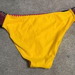 Cupshe  Yellow Stitching Side Bikini Bottoms Size L Photo 3