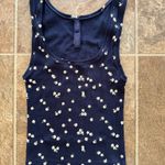 SKIMS  Cotton Rib Tank Navy Daisy Print Small Photo 4