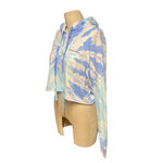 Spiritual Gangster  Tie‎ Dye Luna Crop Hoodie Blue Size Small Photo 4