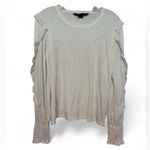 Veronica Beard  Osage Pima cotton blouse size large EUC white Photo 1