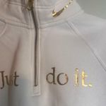 Nike White Fleece Pullover Photo 1