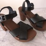 Black Heels/Sandals Size 9 Photo 0