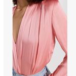 Paige Sevilla Thong Satin Long Sleeve Bodysuit Size Medium Photo 5