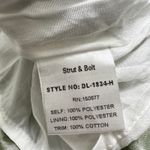 Strut & Bolt Green Tie Dye Fringe Trim Maxi Dress Boho Beach Spaghetti Strap S Photo 4