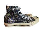 Converse All Star High Top Shoes Black/Electric Purple/White Women's 6 Purple Photo 2