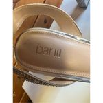 Bar III Bar lll Bling * Silver * Ankle strap * Block Heel * Sz 10 NWOT Photo 8