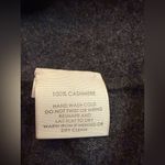 White + Warren black and gray cashmere sweater dress Photo 3