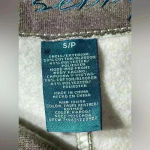 Sebby  Tan & Brown‎ Hooded Knit Belted Jacket Size Small Warm | Cozy | Fall Photo 5