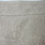 Loft  Pencil Skirt Womens 6 Taupe Jacquard Textured Quiet Luxury Old Money Career Photo 2