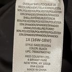 Free Country Black Tankini Swim Top Layered Design w Stripes Women’s 1X 16 - 18 Photo 6