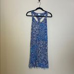 Sigrid Olsen  Sleeveless Blue Print Athletic Dress size Medium Photo 2