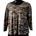Forgotten Grace Women’s Camo Long Sleeve Tunic Top Size 2X – Soft Knit Shirt NWT Photo 4