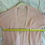 Mossimo Supply Co Light Pink Knitted Floral Embroidered Oversized Cardigan Size Extra Small Runs Large Photo 5