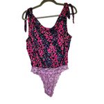 Free People  BARE IT ALL BODYSUIT FLORAL PARTY COMBO SIZE S Photo 5