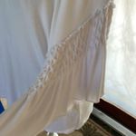 Chelsea &Theodore White Short sleeve Top with. Sleeves Size M Photo 7