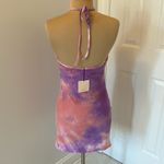 superdown  Ribbed Tie Dye Halter Dress Photo 3