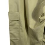 Vince Women's Cropped Cargo Pants 14 NWT Khaki Green Cotton Stretch Utility Photo 14