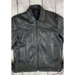 Route 66 Vintage Black Leather Motorcycle Jacket Women's Biker Size 14 (Large) Photo 1