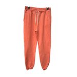 Monrow Women's Coral Drawstring Joggers Small Eco Friendly Logo Pants #U1 Photo 2