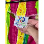 Xtreme Island Designs Hawaii Sleeveless Dress Striped Floral Yellow Vintage M Yellow Size M Photo 4