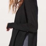 Lululemon  Merino Wool Cardigan Blissful Zen Sweater Size 4 Small Black Fall Photo 1