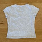 White Fox Boutique White Fox Baby Tee From The Archives Size M in Marle Grey Photo 2