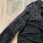 Harlowe $ Graham Harlowe & Graham black blouse Photo 2