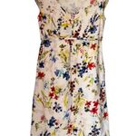 Eddie Bauer  dress Floral Print lined soft cotton granola girl almond mom Photo 0