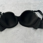 Cacique Strapless Bra Full Coverage Underwire Convertible Black 40F Photo 5