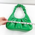 JW Pei  Gabbi Ruched Vegan Leather Shoulder Bag Purse Grass Green Photo 8