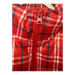 Lands’ End Down Puffer Vest Red Plaid Packable Lightweight Outerwear Size L Size L Photo 4