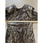 Vintage Womens Party Holiday Dress Jackie‎ Bernard Eklektic Size 16 Gold Sequin Photo 1