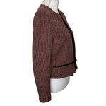 Sandro  Violaine Tweed Jacket Women’s Size Medium Zip Front Career Blazer Photo 4